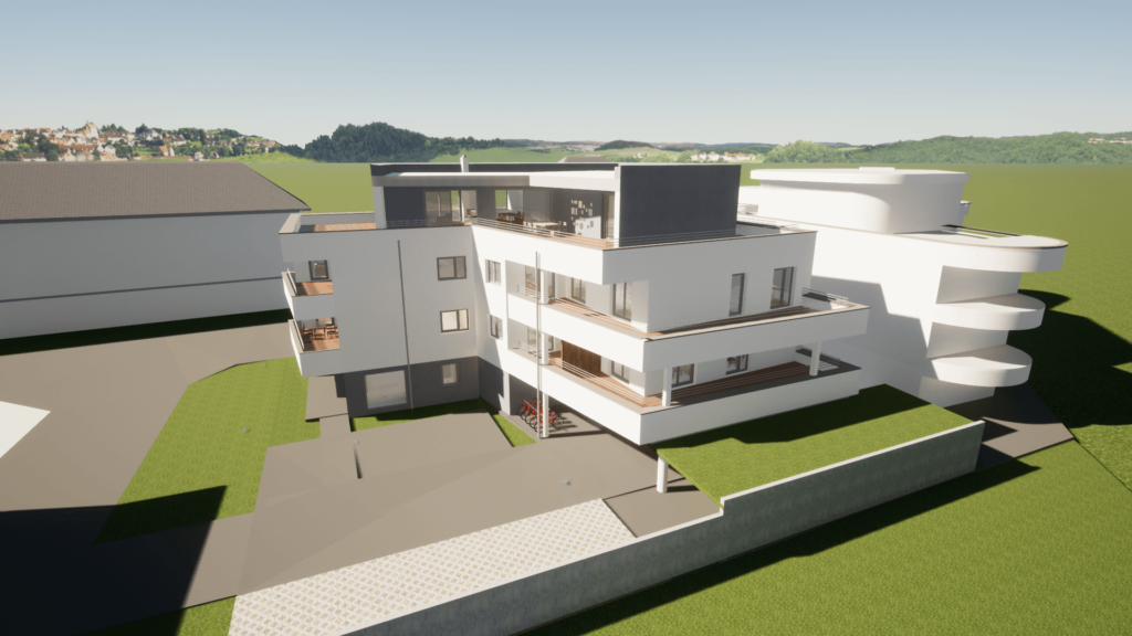 Rendering Stadthaus 2 Pregarten